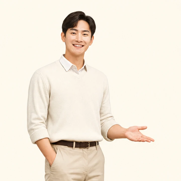 투싼 중고차 장기렌트카 상담 신청을 안내하는 담당자